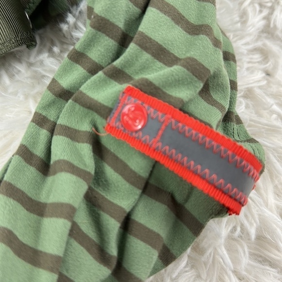 Lululemon Vinyasa Scarf Rulu Deenie Stripe Desert Olive Fatigue Green - Picture 2 of 4